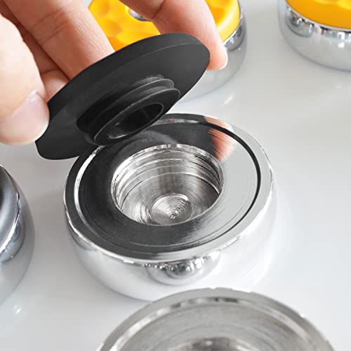 Torpsports (Dia.58Mm)2-1/4'' Shuffleboard Pucks, Matt Surface Set Of 8 Orange/Black #TOP4