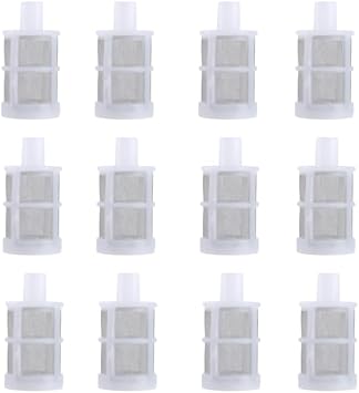 Hose Connection Filter,Spray Internal Filter,Fish Tank Water Pump Suction Strainer,Removable,Tea Set,Fish Tank,Water Pump,Industrial Equipment12 Packs Size3/8inch 10MM