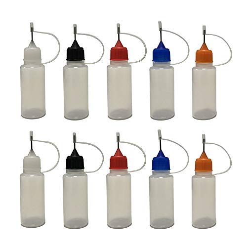 (30 Pack, 20ml) Needle Bottle dropper bottle eliquid bottle liquid bottle squeeze bottle Steel Needle TIP Dropper Bottle