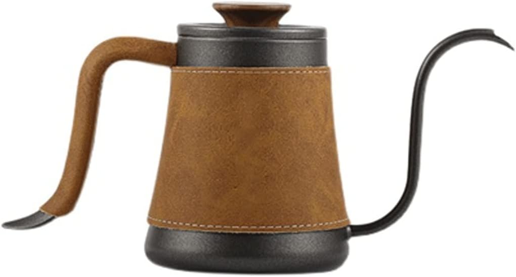 Kettle Dripping Coffee Hand Brew Coffee Pot Swan Neck Stainless Steel Barista Tools Accessories Reusable (Color : A, Size : One Size) (A One Size)