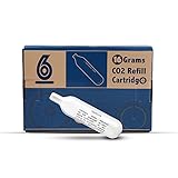 CyclingDeal 16g Threaded CO2 Cartridges Refills for Bike Bicycle Pump Inflator (6 X 16g Threaded Cartridges)