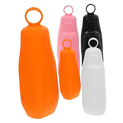 Healeved 2 Series Funda De Silicona para Artículos De Tocador Perfume Loción Y Champú Tapa De Botella De Viaje Fundas para Botellas De Cosméticos Gel De Sílice 8 Piezas*2