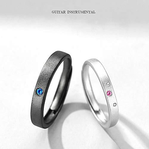 Bague argent taille réglable pour couple fini les erreurs de taille de doigt - 4