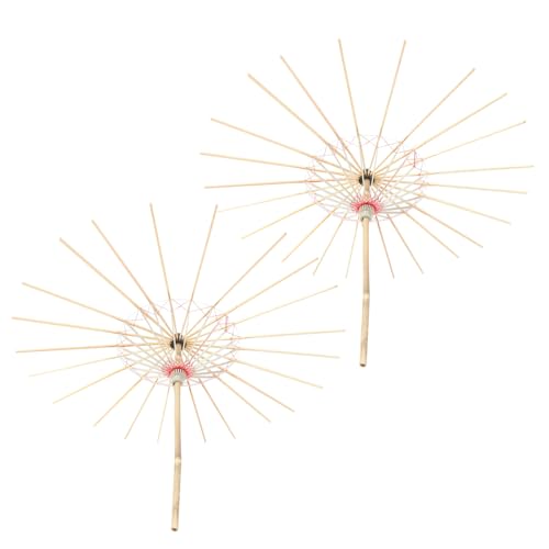 Supports de parapluie en papier huilé de 82cm de diamètre en bois Levemolo
