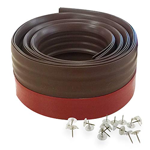 Twin Draft Guard 60322 Under Door Sweep Draft Stopper, Brown