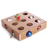 El juguete interactivo para gatos ocupa a los perros y gatos por horas; une a las mascotas y sus due？os a través del juego.