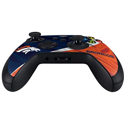 Skinit Decal Gaming Skin Compatible with Xbox Series X Controller - Officially Licensed NFL Denver Broncos Design