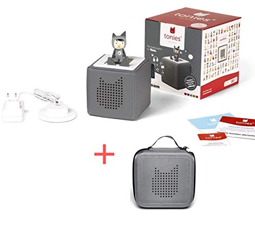 Preisvergleich Produktbild Toniebox grau Plus Ordnungsbox für viele Tonies