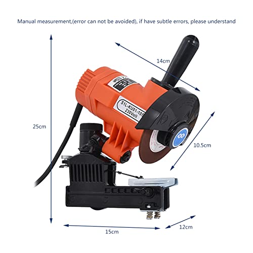 Afilador de cadena de motosierra portátil 85W y máquina de molienda tipo clip S1L-KU01-105A 7