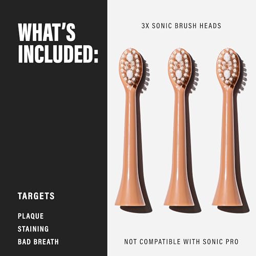 Spotlight Oral Care - Sonic Toothbrush Replacement Heads - Rose Gold - for Style-Conscious Users - Daily Brushing - Stylish Design - Includes Easy Click Installation and Long-Lasting Durability - Image 5