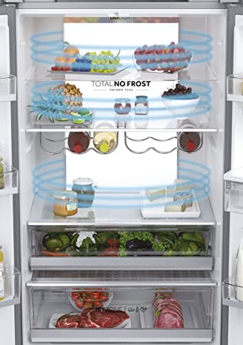 Haier HFW7720EWMP Réfrigérateur combiné Pose libre My Zone Plus Humidity Zone Fontaine à eau Smart Home Wi Fi Classe E - vue 3