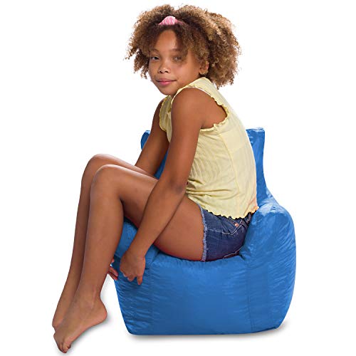 Posh Creations Pasadena Bean Bag Toddlers And Kids, Comfy Chair For Children, Soft Nylon-Royal Blue #TOP3