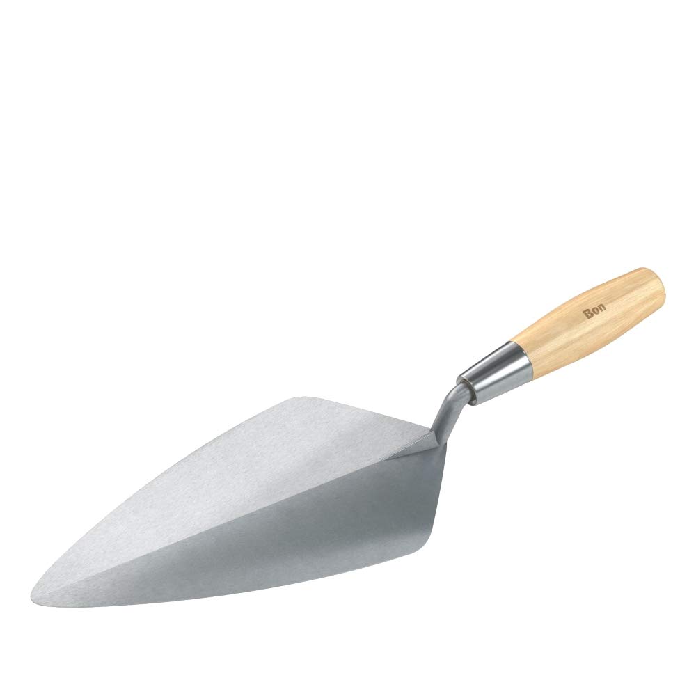 72-572 Brick Trowel Forged 12-inch Narrow London Wood Handle