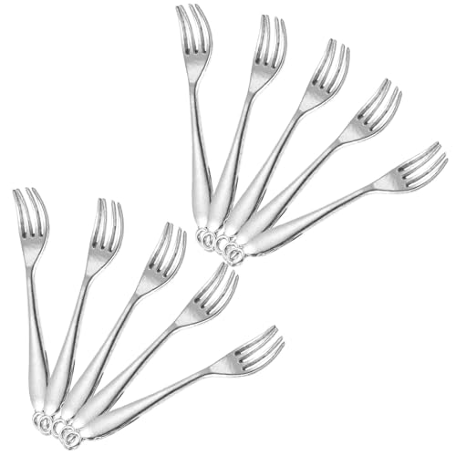 [PERSELOSO] �A���e�B�[�N�V���o�[�t�H�[�N�`���[�� 10�Z�b�g DIY�W���G���[�p�������y���_���g �N���t�g�A�N�Z�T���[��� �n���E�B�� �N���X