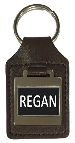 Porte-clés en cuir gravé Regan : l'idée cadeau d'anniversaire personnalisée en argent