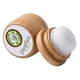 DeepSEA Menthol Stone & Stick for Migraine, Headache & Sinus Relief | 99% Pure Crystal Menthol | Instant Cooling Aromatherapy for Temples & Neck | Portable Travel Size in Wooden Box, 7g