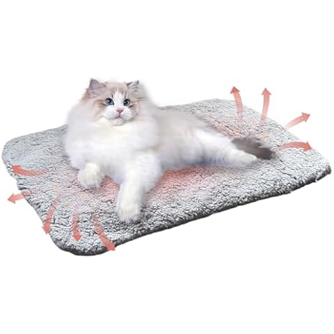 GEMMAHW Self Heating Cat Bed with Cover Cover