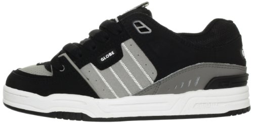 Image of Globe Mens Fusion Skate Shoes, Black /Grey, 6.5 M US