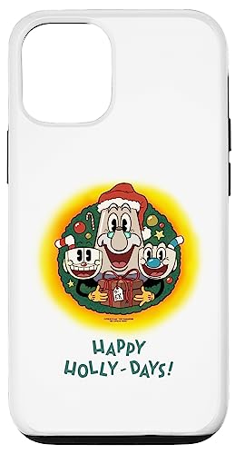 Iphone 12/12 Pro "Happy Holly-Days!" The Cuphead Show! Holiday Merch Case #TOP16