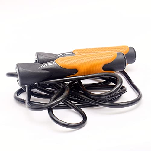 Image of Thick Handle Colorful Skipping Rope for Exercise, Fitness Rope, Exercise Rope, Solid Rope Fitness Skipping Rope For Men, Women, Boys & Girls (Thick Handle Color 8)