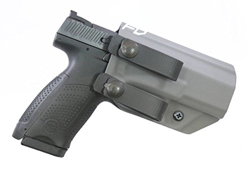 Fierce Defender IWB Kydex Holster CZ P10c The Grey Man Series -Made in USA- (Gunmetal Grey)