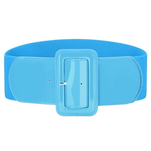 Image of VONMELLI Stretchy Wide Women Belts Elastic Vintage Belts for Women Fashion Ladies Waist Belt for Dress