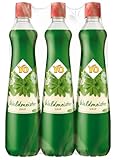 YO Sirup Waldmeister (6 x 700 ml) – 1x Flasche ergibt bis zu 6 Liter Fertiggetränk – ohne Süßungsmittel und Konservierungsstoffe, vegan