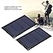 Kompakte und Tragbare 2PCS 2V Mini Solar Panel Polysilicon Power Board 80x50 Mm für DIY, Geeignet für Geräte mit Niedriger Stromversorgung mit Outdoor -Aktivitäten