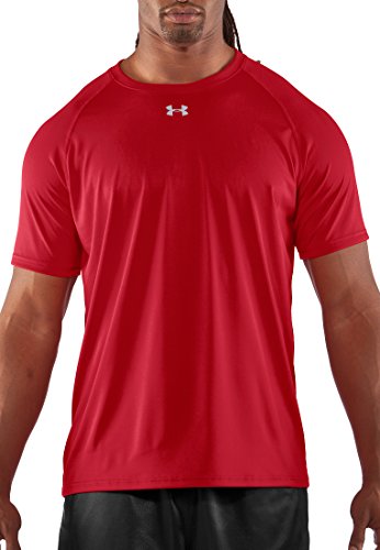 Image of Under Armour Mens HeatGear T-Shirt - Red - L