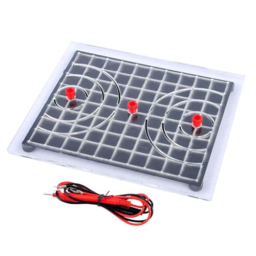 Experimentos de mapeo de campo eléctrico con equipo para física escolar 2