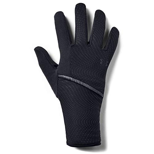 Under Armour Women's Storm Run Liner Gloves , Black (002)/Black , Medium