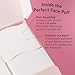 grace & stella Face Pads for Toner, Essence, and DIY Mask (100 Count) - Soft, Lint-Free Makeup Remover Pads - Durable Facial Pad for Skincare - Vegan, Cruelty-Free