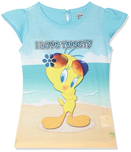Image of Baby Cotton a-line Knee-Length Girls' Dresses & Jumpsuits (ESOS40097LTGFR T.Blue 01-02YRS 1 2 Years)