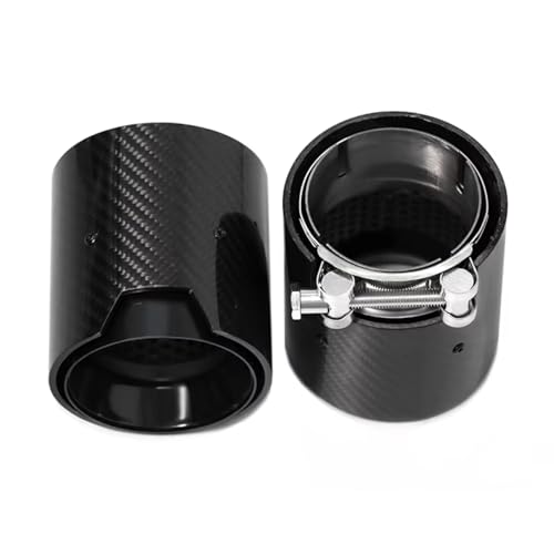 Tubo de escape para coche BMW G22 G23 G26 y colas de fibra de carbono azul con enchufe directo 4