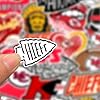 35PCS Kansas Stickers City Pack Chief — Football Kansas and Rugby Decals for Water Bottle, Laptop, Car, Helmet, Scrapbook — Waterproof Vinyl Kansas Gifts City for Kids Teens Adults Fans #1