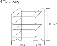 Vista 5 de Bright Stone Soporte de exhibición de teclado acrílico, estante de almacenamiento de teclado mecánico, organizador de acrílico multicapa, soporte