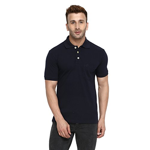Image of CHKOKKO Men's Polo Cotton Regular Fit Half Sleeves T-Shirt with Pocket