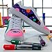LYRA Graduate Mark All Multisurfaces Permanent Marker, 2mm Round Tip, 8 Assorted colours, Ideal for Students and Schools