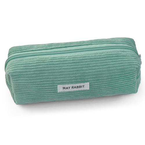 Teouuas Trousse à Crayons Velours Côtelé, Grande Capacité Trousse Scolaire, Pencil Case Sac de Rangement Portable Trousse, pour étudiant Garçon Fille...