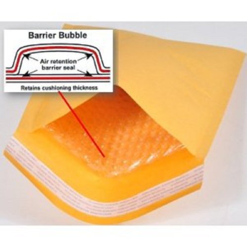 Yens FantasyBuy 500 #00 Kraft Bubble Padded Envelopes Mailers 5 X 10