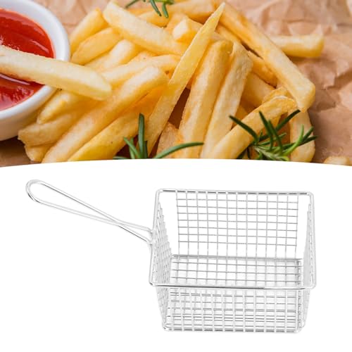 Cesta para Freidora Multifuncional de Acero Inoxidable con Mango Largo para Cocina, Restaurante, Hogar y Uso Comercial (L 122x91cm / 48x36in) miniatura 4