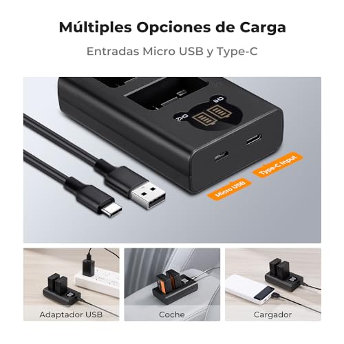 Batería y Cargador K&F Concept Compatible con Nikon Z30 Z50 ZFC - Fernando Cortés Batería y Cargador K&F Concept Compatible con Nikon Z30 Z50 ZFC - Fernando Cortés