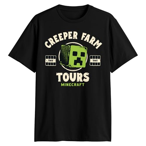 Minecraft Creeper Farm Tours Adult T-Shirt