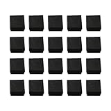 Matériau : papier Lot de 20 boîtes Cadeau en Carton pour Bijoux, bagues, Boucles d\'oreilles, Anniversaires, Anniversaires de Mariage, Noir