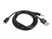 Generic 2 in 1 Cable - Mini Micro USB to USB & 3.5mm Aux Standard Audio Jack Connection Cable for Samsung i9300 i9220