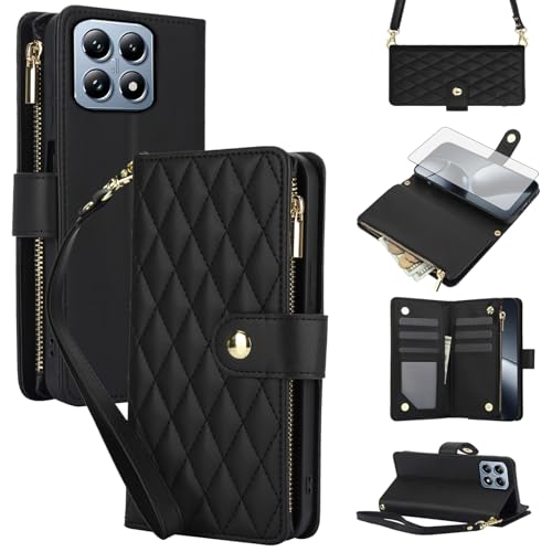 Pochette Xiaomi 14T Pro avec fermeture éclair pour femmes actives