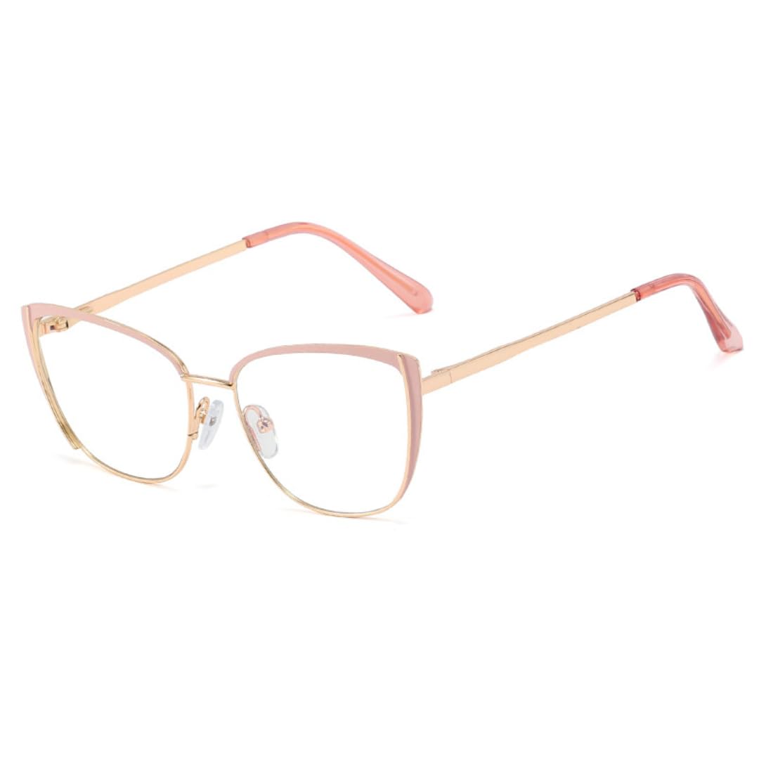 Lunettes œil de chat en métal fin, l'accessoire géométrique chic et durable - 8