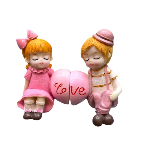 Image of AUGEN Polyresin Love Idol Statue Showpiece for Home Decor Decoration and Gifting (7671-D, 7.5cm)