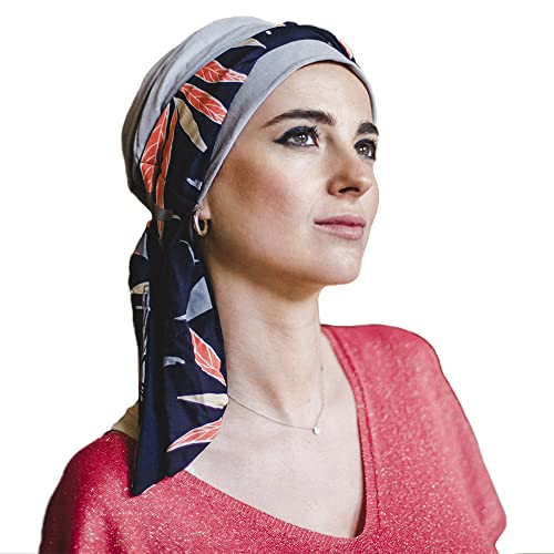 Alopécie et chimio : le bonnet turban Carebell en bambou gris perle apaise votre cuir chevelu