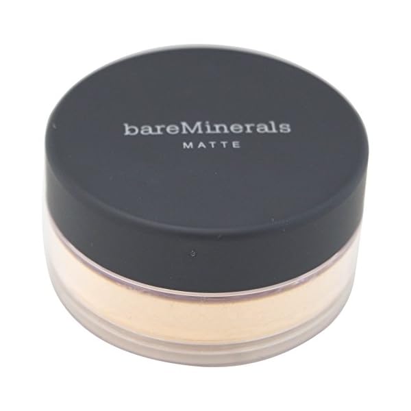 bareMinerals Original Matte Loose Mineral Foundation SPF 15, Powder Foundation Makeup, Buildable Coverage, Reduces Shine, Talc Free Foundation, Vegan
